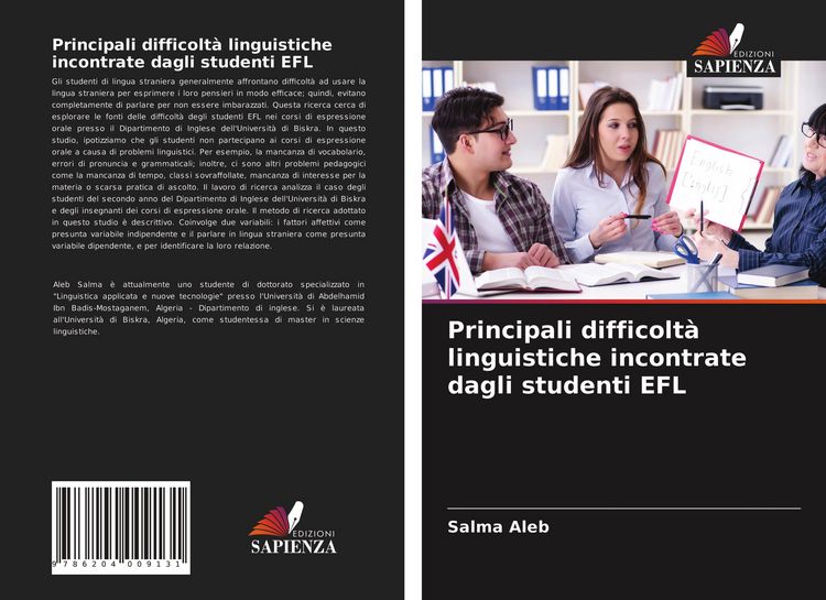 Produktbild: Principali difficolt&agrave; linguistiche incontrate dagli studenti EFL