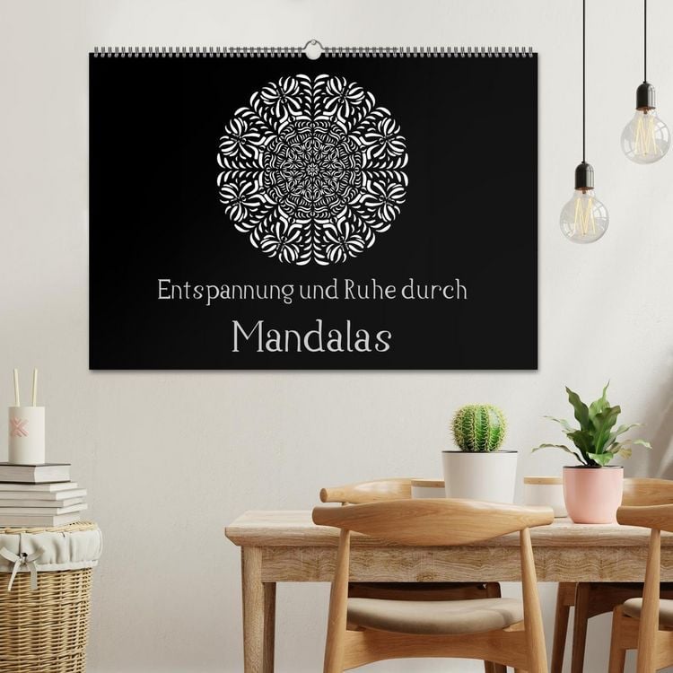 Produktbild: Entspannung und Ruhe durch Mandalas (Wandkalender 2026 DIN A2 quer), CALVENDO Monatskalender