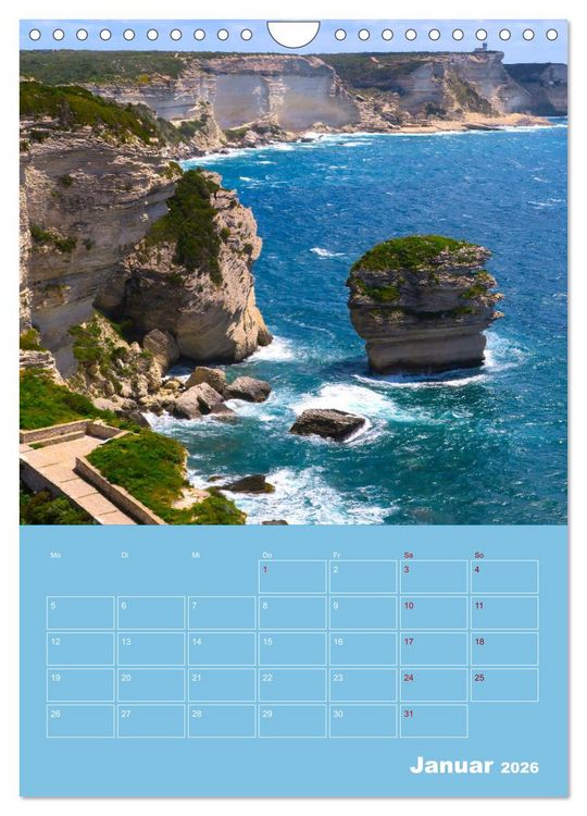 Produktbild: Fabelhaftes Korsika - Trauminsel im Mittelmeer (Wandkalender 2026 DIN A4 hoch), CALVENDO Monatskalender