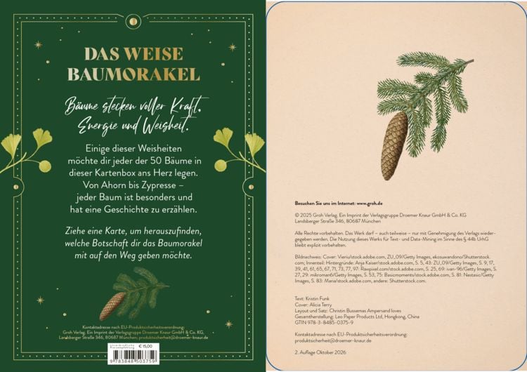 Produktbild: Orakelkarten: Die verborgene Kraft der B&auml;ume