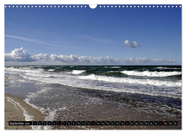 Produktbild: Die Ostsee (Wandkalender 2026 DIN A3 quer), CALVENDO Monatskalender