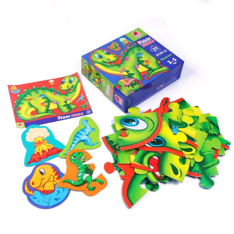 Produktbild: Puzzle Roter K&auml;fer Bodenpuzzle Dinosaurier RK7010-01