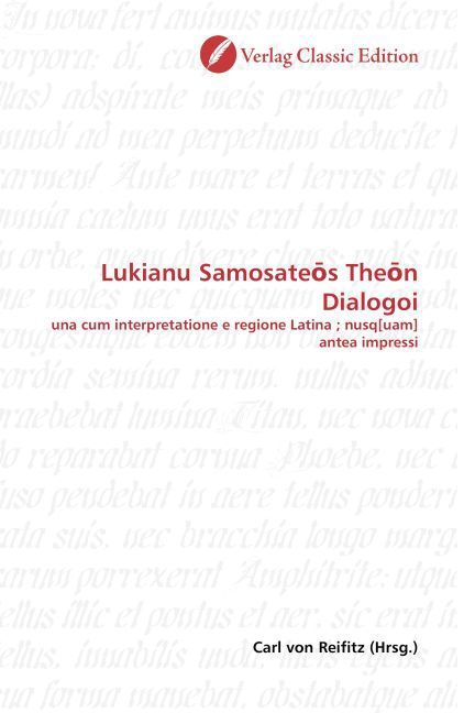 Produktbild: Lukianu Samosateos Theon Dialogoi