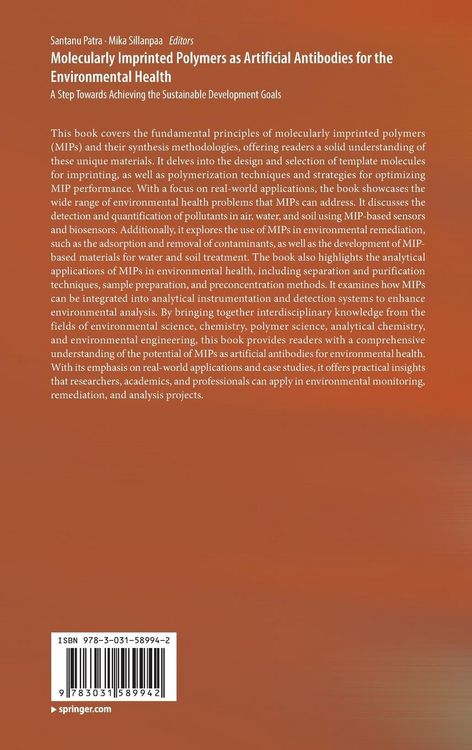 Produktbild: Molecularly Imprinted Polymers as Artificial Antibodies for the Environmental Health