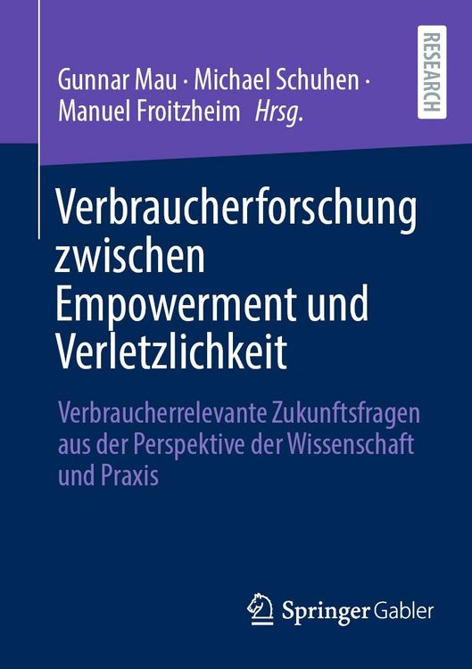 Produktbild: Verbraucherforschung zwischen Empowerment und Verletzlichkeit