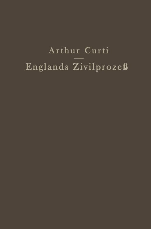 Produktbild: Englands Zivilproze&szlig;