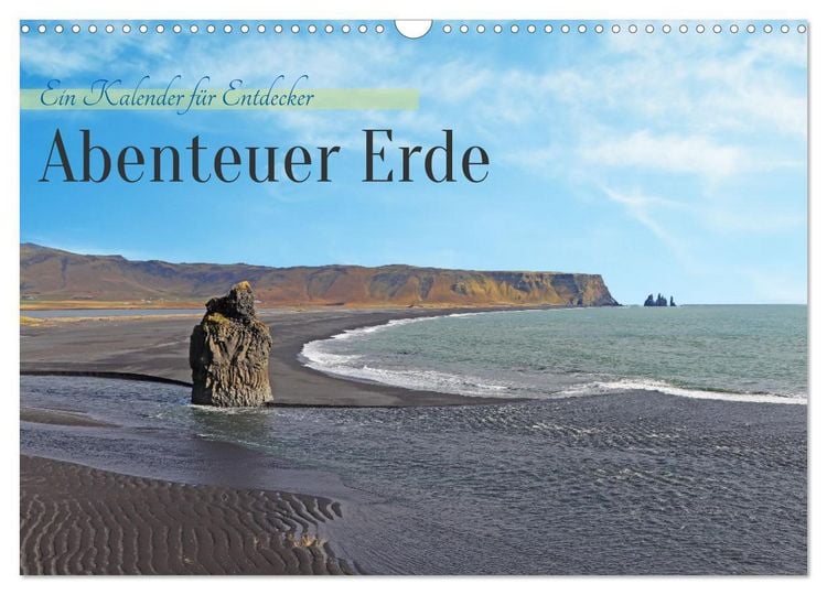 Produktbild: Abenteuer Erde Ein Kalender f&uuml;r Entdecker (Wandkalender 2026 DIN A3 quer), CALVENDO Monatskalender