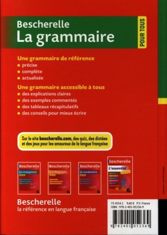 Produktbild: Bescherelle La grammaire pour tous (Nouvelle editon)