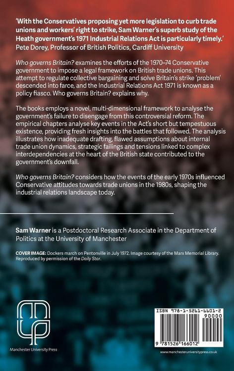 Produktbild: Who governs Britain?