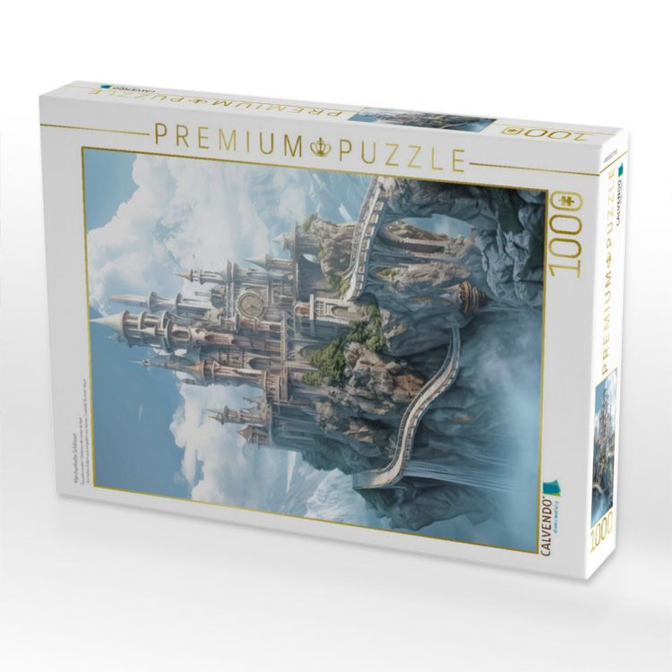 Produktbild: CALVENDO Puzzle M&auml;rchenhafte Schl&ouml;sser | 1000 Teile Lege-Gr&ouml;&szlig;e 64x48cm Foto-Puzzle f&uuml;r gl&uuml;ckliche Stunden