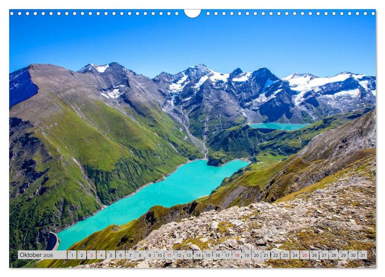 Produktbild: Die Hochgebirgs-Stauseen (Wandkalender 2026 DIN A3 quer), CALVENDO Monatskalender