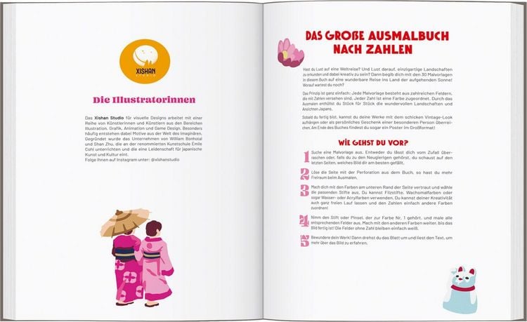 Produktbild: Japan - Das gro&szlig;e Ausmalbuch nach Zahlen