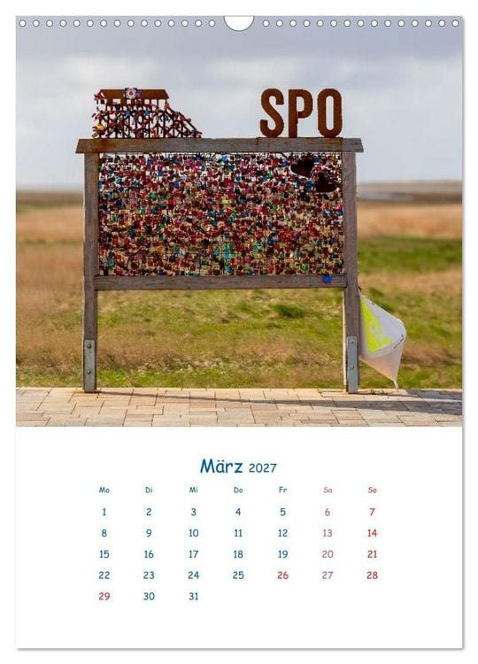 Produktbild: K&uuml;stenmomente des Jahres (Wandkalender 2027 DIN A3 hoch), CALVENDO Monatskalender
