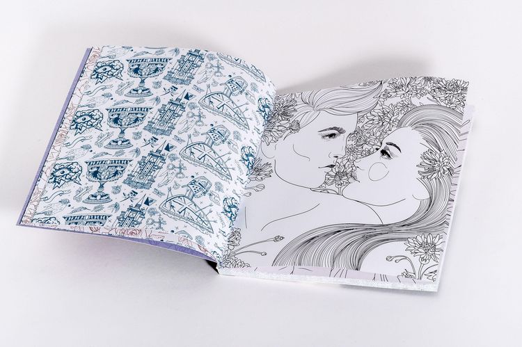Produktbild: Romantasy Ausmalbuch. &Uuml;ber 100 fantastische & romantische Motive