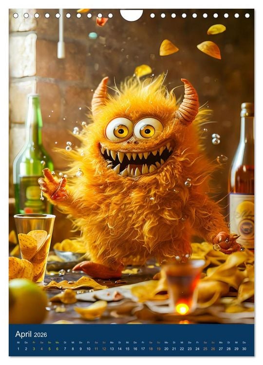 Produktbild: M&auml;nner! - Welche Leidenschaft weckt das Monster in ihnen (Wandkalender 2026 DIN A4 hoch), CALVENDO Monatskalender
