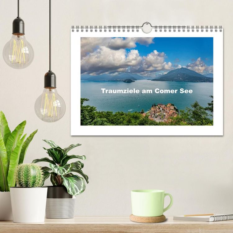 Produktbild: Traumziele am Comer See (Wandkalender 2027 DIN A4 quer), CALVENDO Monatskalender