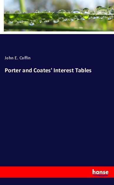 Produktbild: Porter and Coates' Interest Tables