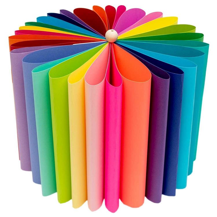 Produktbild: Bastelblock 180g, Super Rainbow Colours MIX