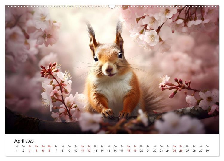 Produktbild: Magic Animals (hochwertiger Premium Wandkalender 2026 DIN A2 quer), Kunstdruck in Hochglanz