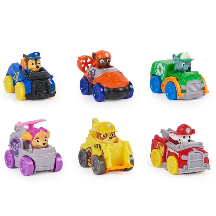 Produktbild: PAW Patrol Pup Squad Racers &ndash; 6-teiliges Fahrzeug-Geschenkset