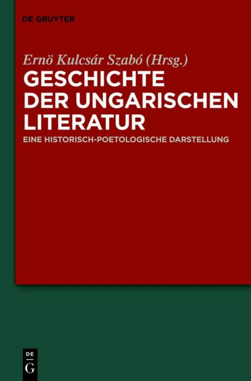 Produktbild: Geschichte der ungarischen Literatur