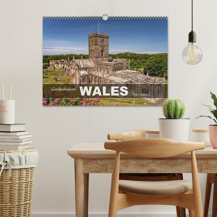 Produktbild: Gro&szlig;britannien - Wales (Wandkalender 2026 DIN A3 quer), CALVENDO Monatskalender