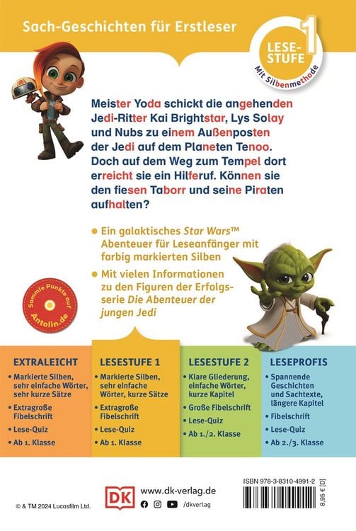 Produktbild: SUPERLESER! Star Wars&trade; Die Abenteuer der jungen Jedi - Die jungen Jedi