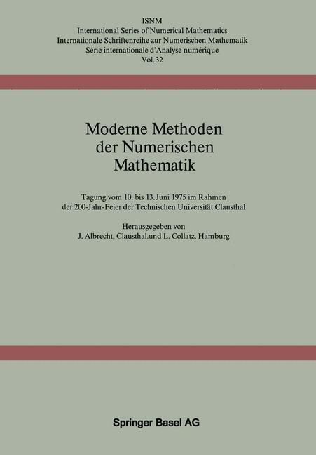 Produktbild: Moderne Methoden der Numerischen Mathematik