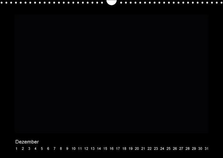 Produktbild: K. A., K: Geburtstags - Bastelkalender - Schwarz (Wandkalen