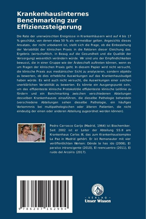 Produktbild: Krankenhausinternes Benchmarking zur Effizienzsteigerung