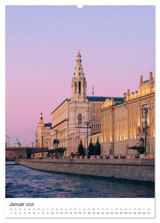 Produktbild: Moskau - Zwischen Oka und Wolga. (hochwertiger Premium Wandkalender 2026 DIN A2 hoch), Kunstdruck in Hochglanz