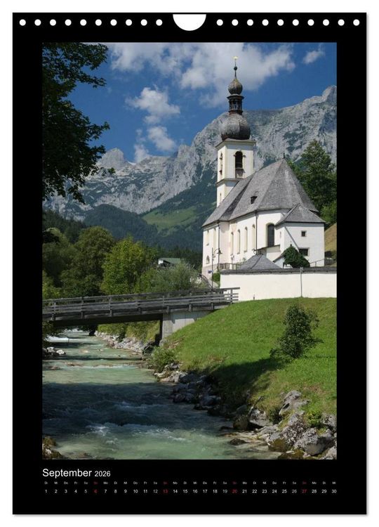 Produktbild: Landschaft im Fokus - Bayern, Tirol und S&uuml;dtirol (Wandkalender 2026 DIN A4 hoch), CALVENDO Monatskalender