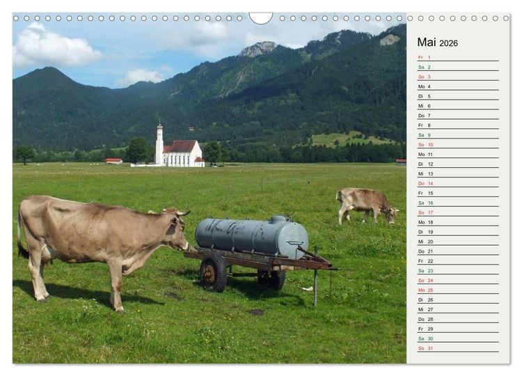 Produktbild: Schwangauer Momente (Wandkalender 2026 DIN A3 quer), CALVENDO Monatskalender