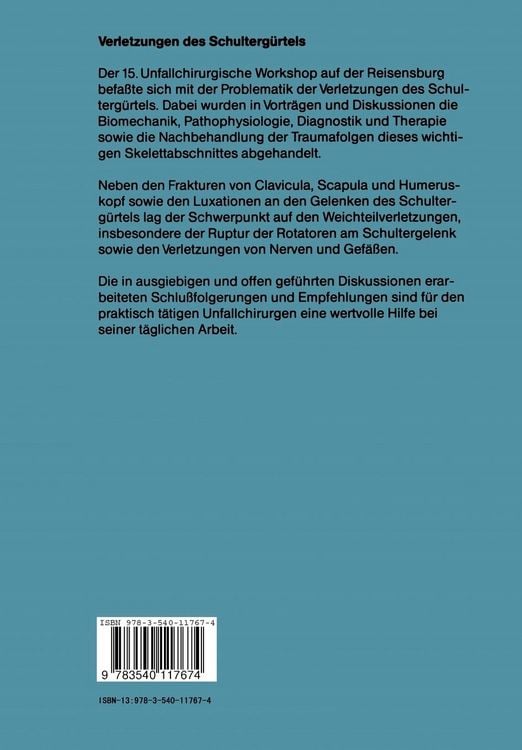 Produktbild: Verletzungen des Schulterg&uuml;rtels