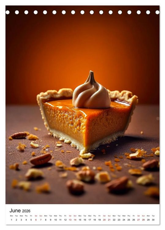 Produktbild: Yummy Bakes (Desk Calendar 2026 DIN A5 portrait), CALVENDO 12 Month DeskCalendar