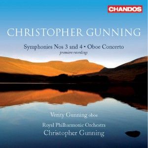 Produktbild: Gunning, V: Sinfonien 3+4/Oboenkonzert