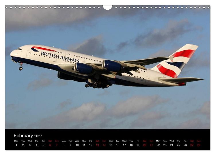 Produktbild: Widebody Jets (Wall Calendar 2027 DIN A3 landscape), CALVENDO 12 Month Wall Calendar