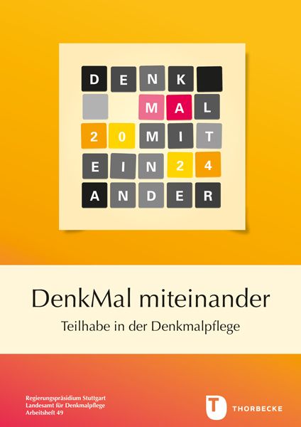 Produktbild: DenkMal miteinander - Tagungsband der VDL-Jahrestagung 2024