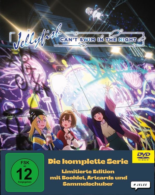 Produktbild: Jellyfish Can't Swim In The Night - Die komplette Serie LTD. - Limited Edition mit Sammelschuber, Booklet und Artcards [3 DVDs]