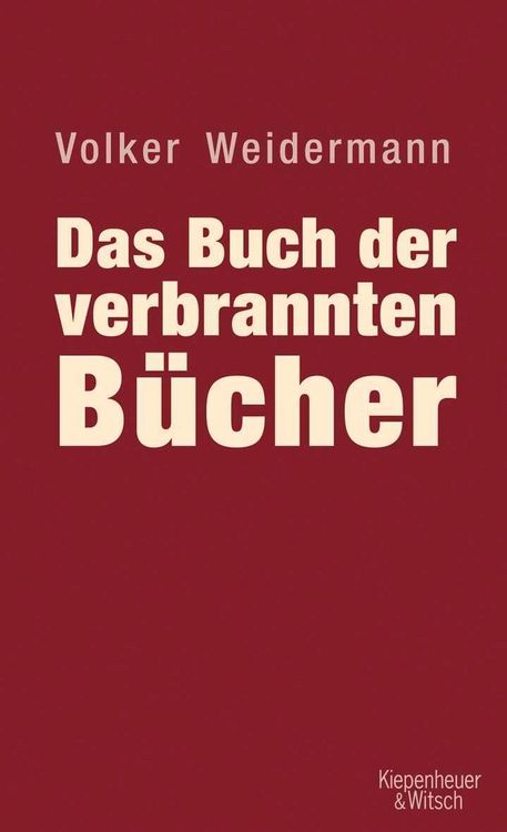 Produktbild: Das Buch der verbrannten B&uuml;cher