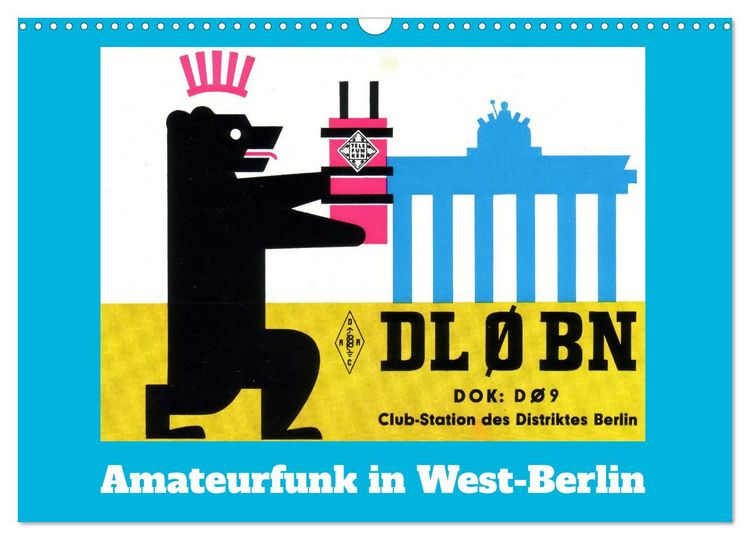 Produktbild: Amateurfunk in West-Berlin (Wandkalender 2026 DIN A3 quer), CALVENDO Monatskalender