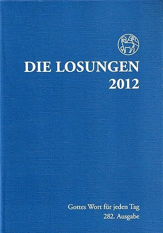 Produktbild: Die Losungen f&uuml;r Deutschland 2012. Normalausgabe