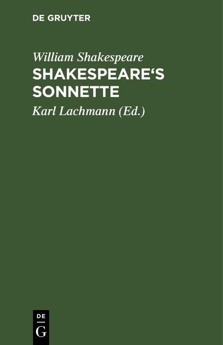 Produktbild: Shakespeare's Sonnette