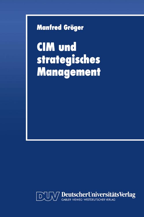 Produktbild: CIM und strategisches Management