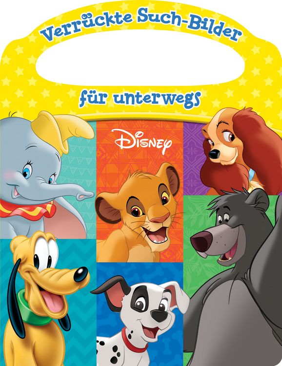 Produktbild: Disney - Verr&uuml;ckte Such-Bilder f&uuml;r unterwegs - Wimmelbuch - Pappbilderbuch mit Stift und abwischbaren Seiten ab 3 Jahren
