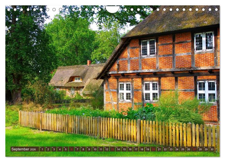 Produktbild: L&uuml;neburger Heide - Wanderung rund um Wilsede und Totengrund (Wandkalender 2026 DIN A4 quer), CALVENDO Monatskalender