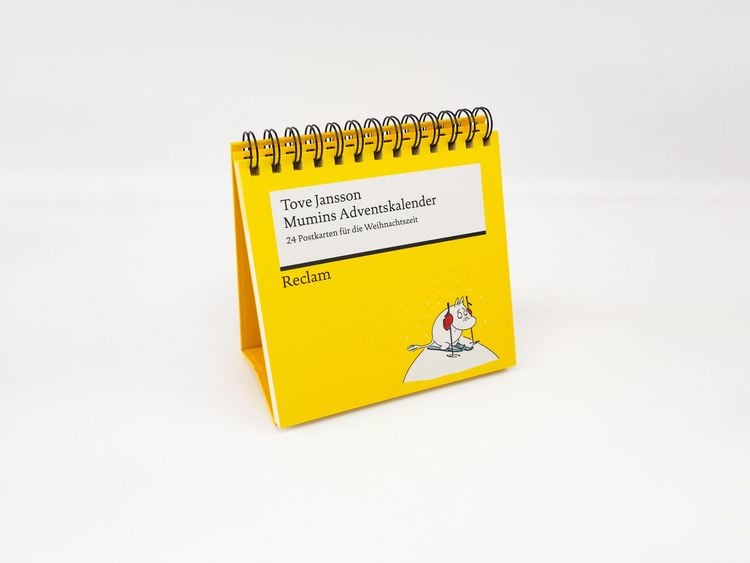 Produktbild: Mumins Adventskalender. 24 Postkarten f&uuml;r die Weihnachtszeit (Advents-Postkartenaufsteller)