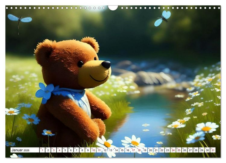 Produktbild: Sommerb&auml;rchen (Wandkalender 2026 DIN A3 quer), CALVENDO Monatskalender