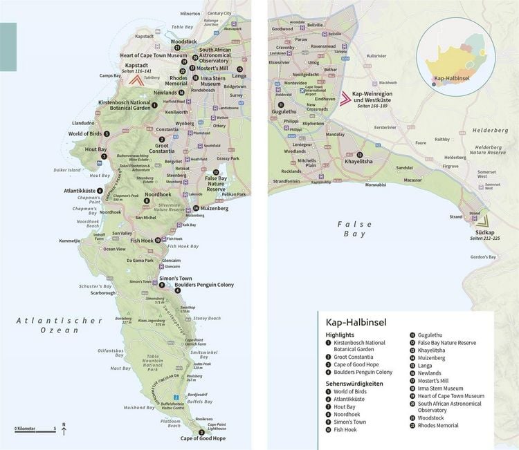 Produktbild: Vis-&agrave;-Vis Reisef&uuml;hrer S&uuml;dafrika