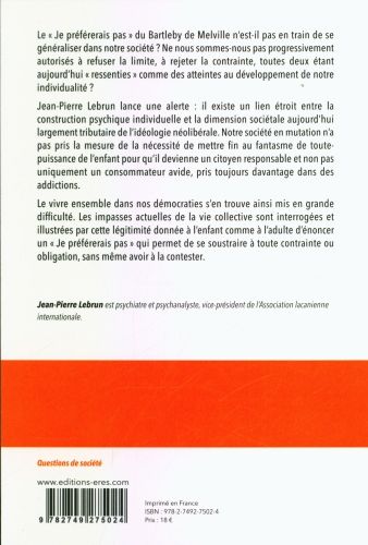 Produktbild: 'Je pr&eacute;f&eacute;rerais pas' : grandir est-il encore &agrave; l'ordre du jour ?